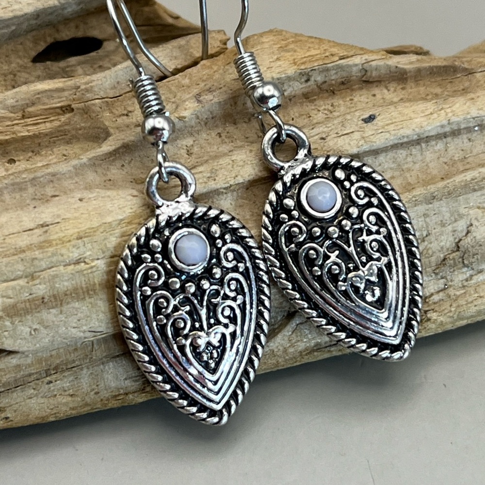 Elegant Silver Filigree Earrings